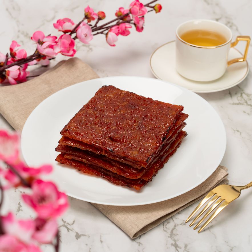 TENDER PORK BAK KWA 500G 传统手工软肉干