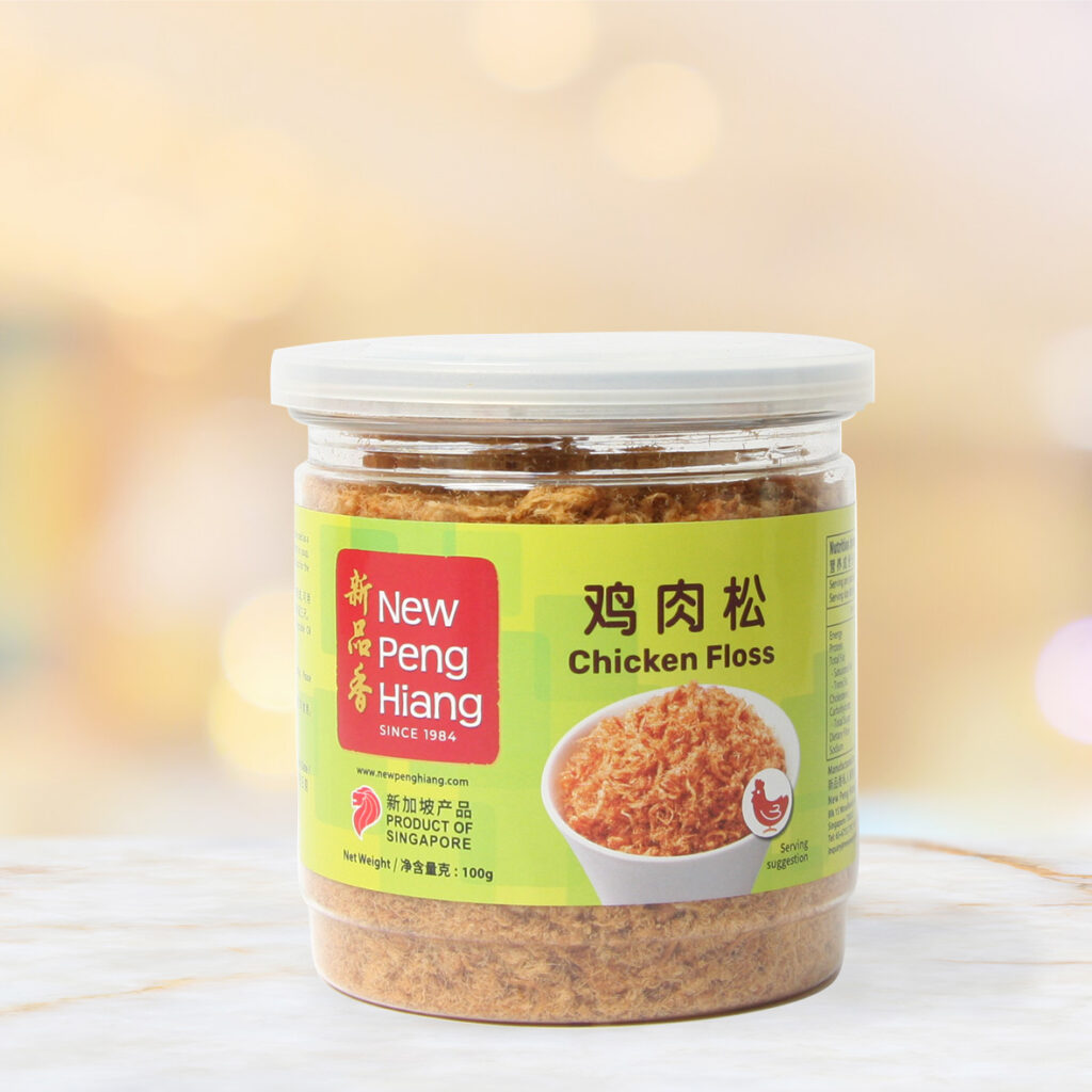 CRISPY CHICKEN FLOSS 100G (BOTTLE) 酥脆鸡肉松（罐）