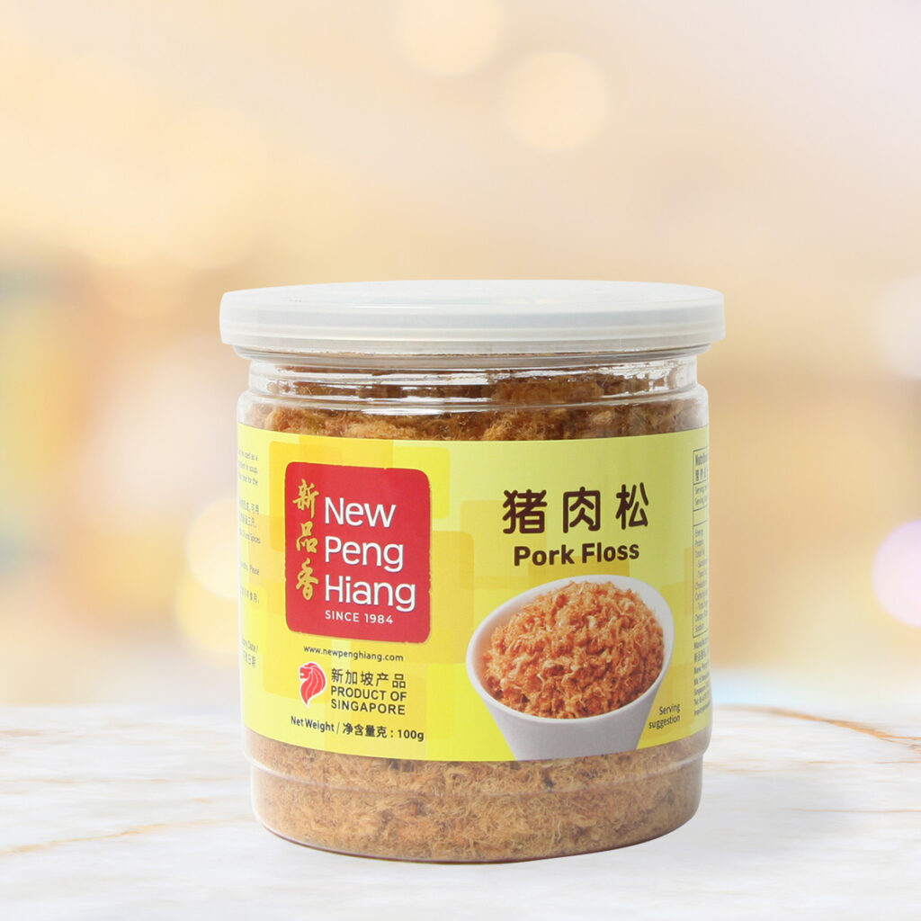CRISPY PORK FLOSS 100G (BOTTLE) 酥脆猪肉松（罐）